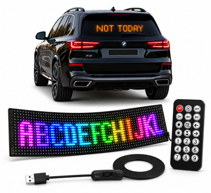EmotiRide™ — Custom LED Car Sign